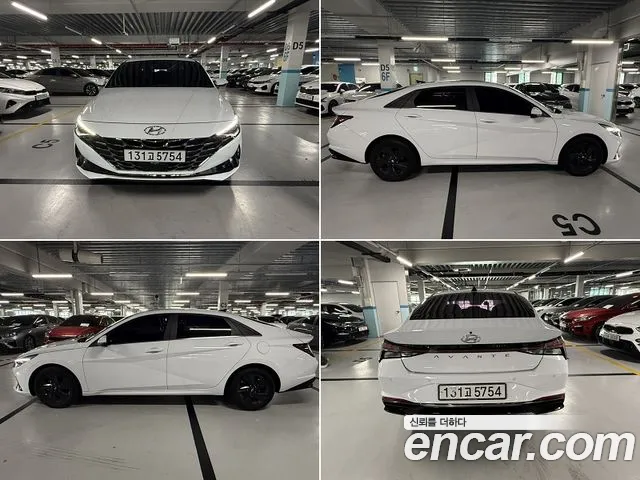 Hyundai Avante (CN7) 2021 Белый из Кореи, фото 6