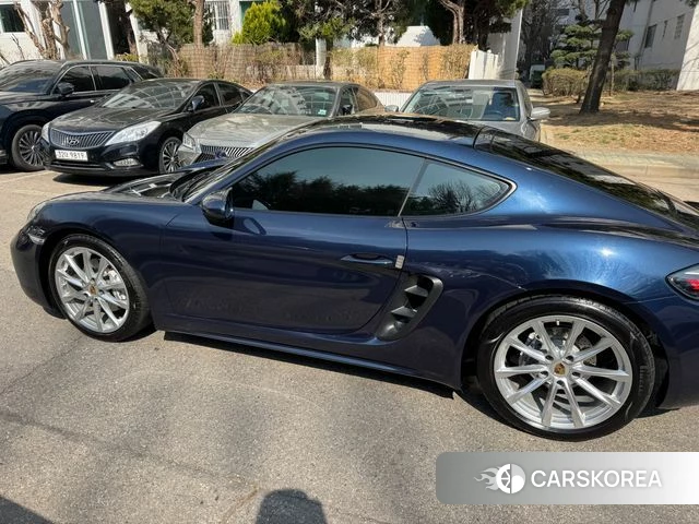 Porsche 718 Cayman 2019 Синий из Кореи, фото 5