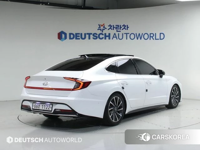 Hyundai Sonata (DN8) 2019 Белый из Кореи, фото 2