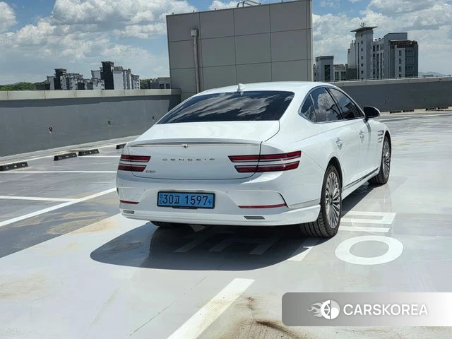 Genesis Electrified G80 (RG3) 2021 Белый из Кореи, фото 2