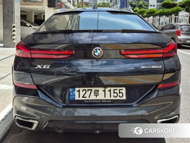 BMW X6 (G06) 2022 Черный из Кореи, фото 6