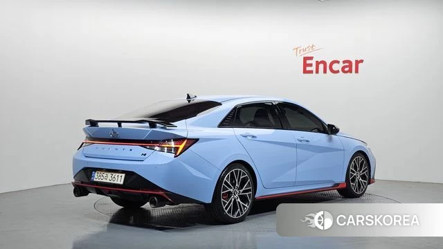 Hyundai Avante (CN7) 2021 Небесно-голубой из Кореи, фото 4