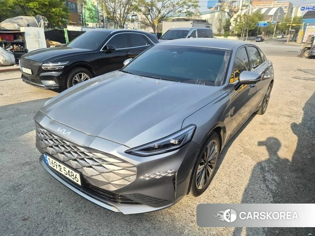 Kia K8 Hybrid 2022 Серебристо-серый из Кореи, фото 5