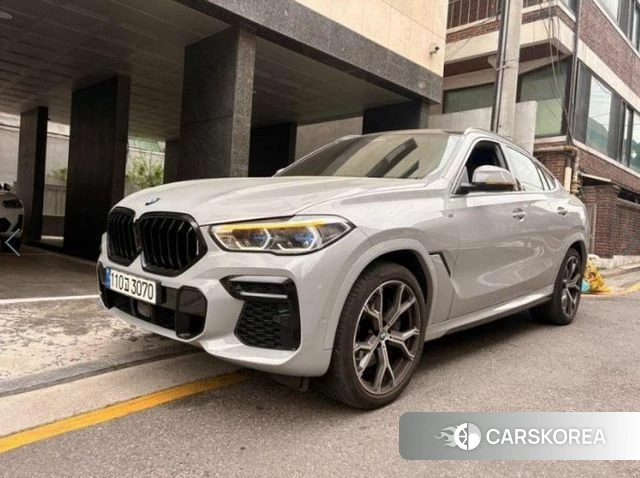 BMW X6 (G06) 2022 Серебристо-серый из Кореи, фото 6