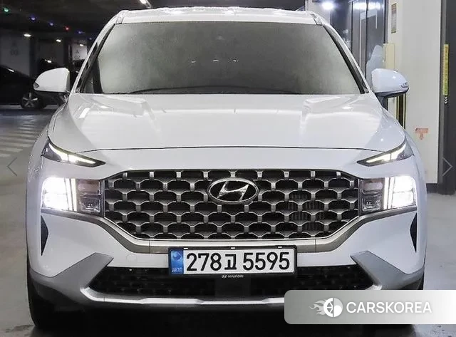 Hyundai The New Santa Fe 2022 Белый из Кореи, фото 2