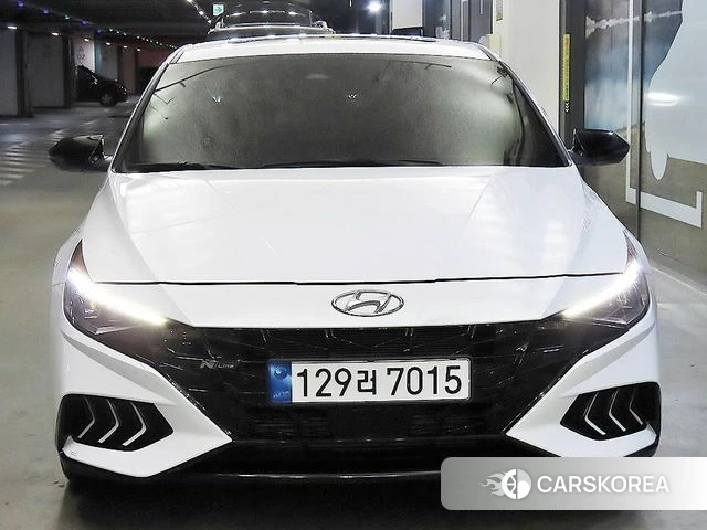 Hyundai Avante (CN7) 2023 Белый из Кореи, фото 2