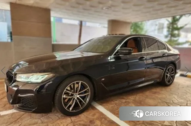 BMW 5 Series (G30) 2022 Черный из Кореи, фото 4