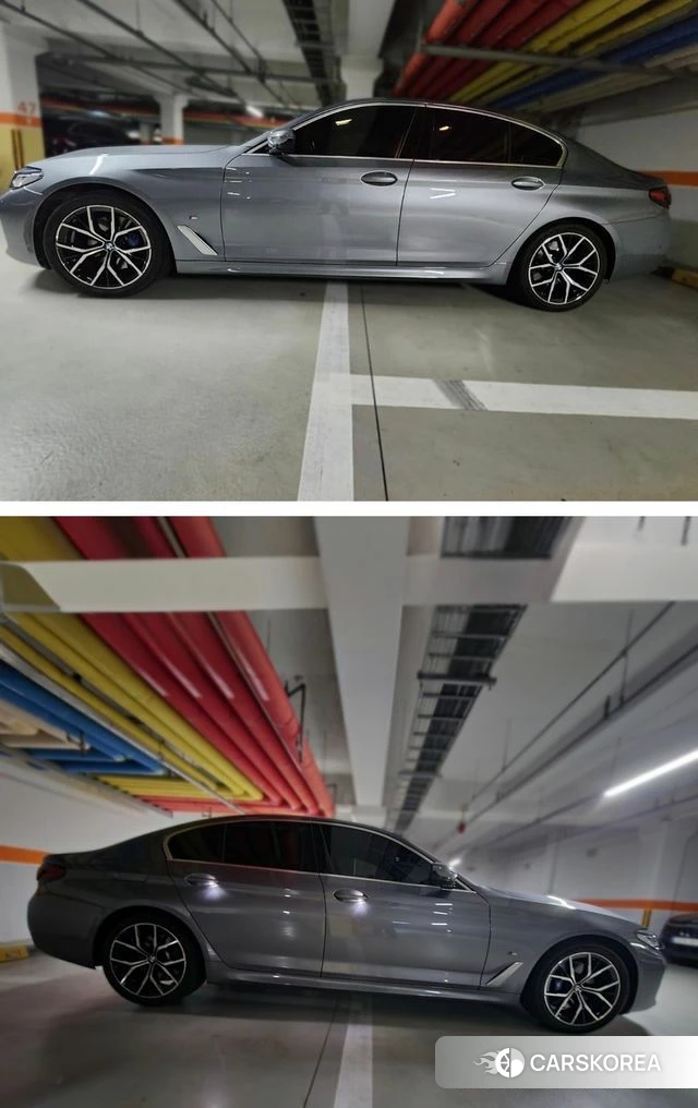 BMW 5 Series (G30) 2022 Серебристо-серый из Кореи, фото 5