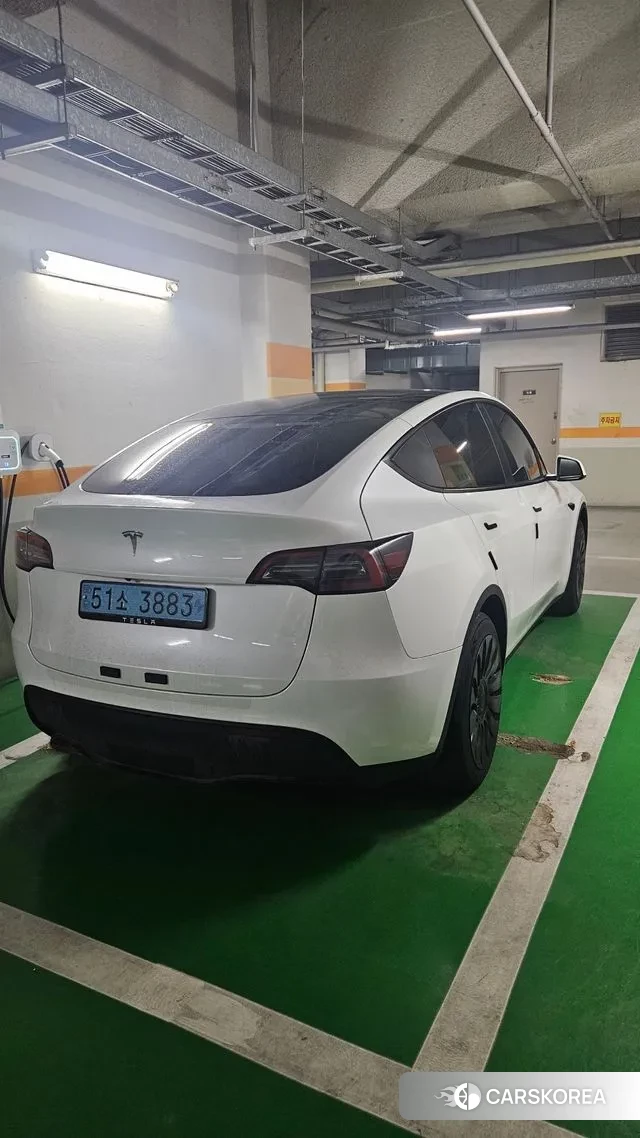 Tesla Model Y 2023 Белый из Кореи, фото 3