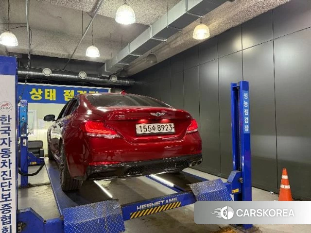 Genesis G70 2018 Красный из Кореи, фото 2