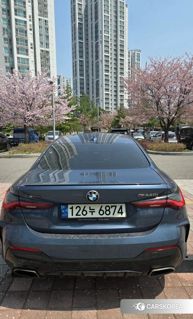 BMW 4 Series (G22) 2021 Синий из Кореи, фото 2