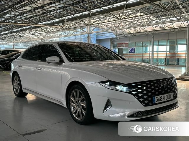 Hyundai The New Grandeur IG Hybrid 2021 Белый из Кореи, фото 2