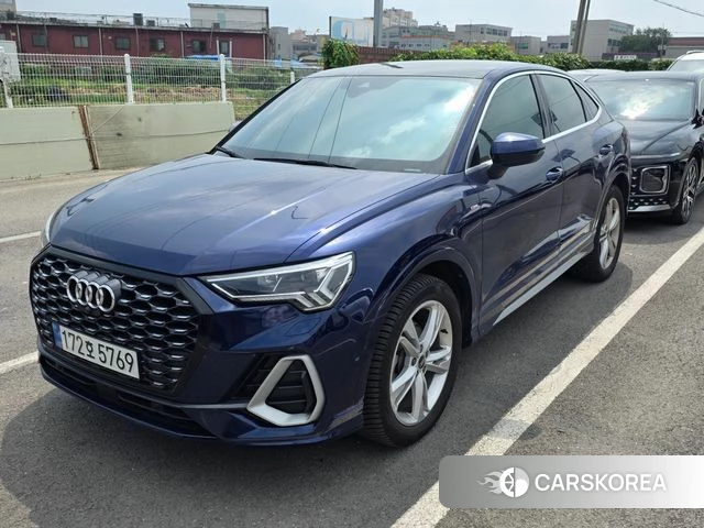 Audi Q3 (F3) 2023 Синий из Кореи, фото 3
