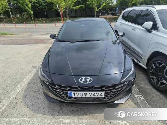 Hyundai Avante (CN7) 2022 Черный из Кореи, фото 3