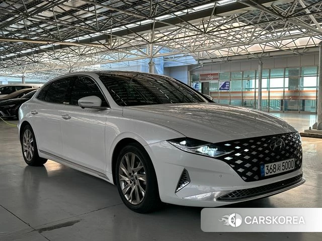 Hyundai The New Grandeur IG Hybrid 2021 Белый из Кореи, фото 2