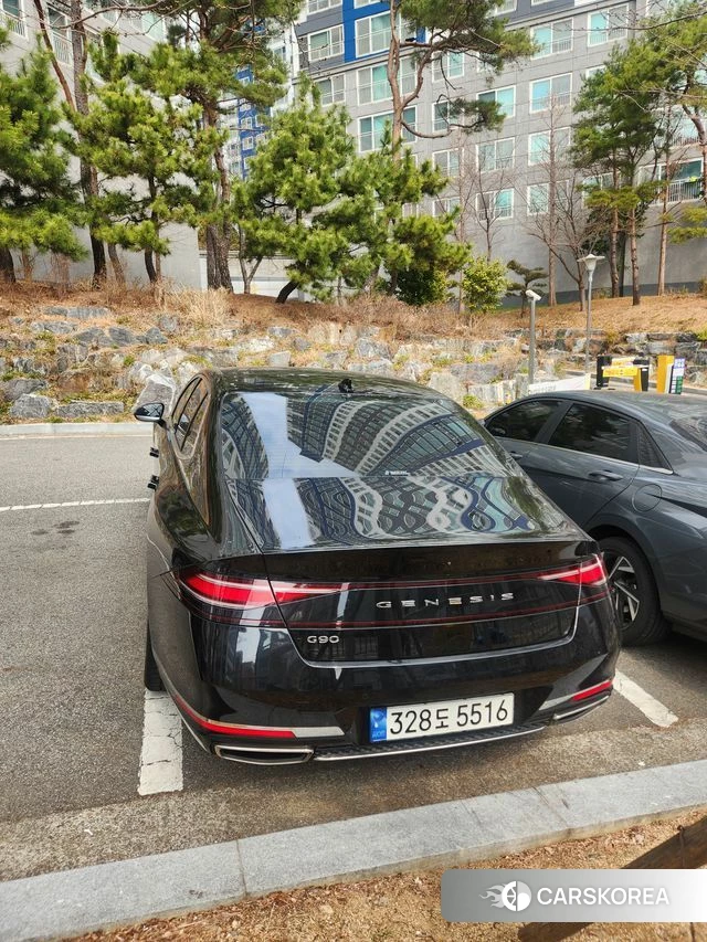 Genesis G90 (RS4) 2022 Черный из Кореи, фото 2