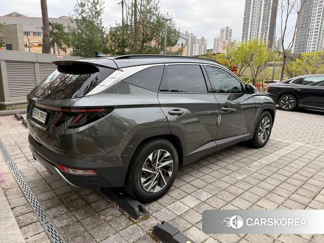 Hyundai Tucson Hybrid (NX4) 2020 Темно-зеленый из Кореи, фото 3