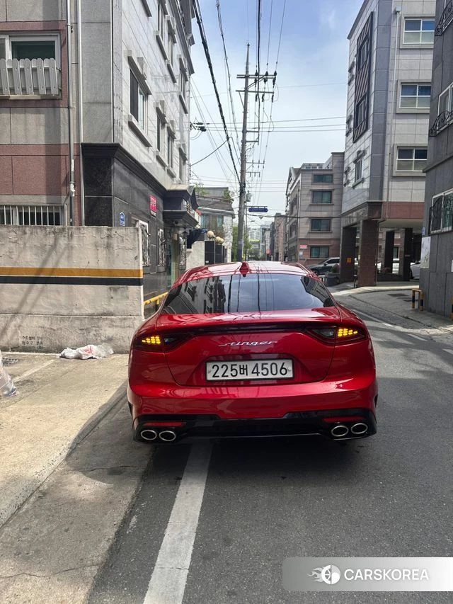 Kia Stinger 2018 Красный из Кореи, фото 2