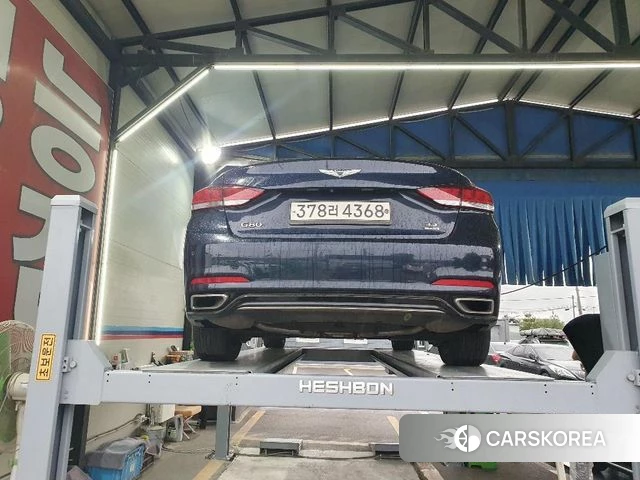 Genesis G80 2018 Синий из Кореи, фото 2