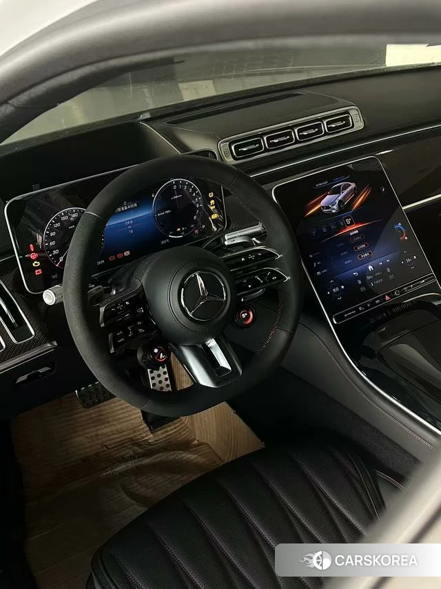 Mercedes-Benz S-class AMG PHEV 2024 Серебристо-серый из Китая, фото 4