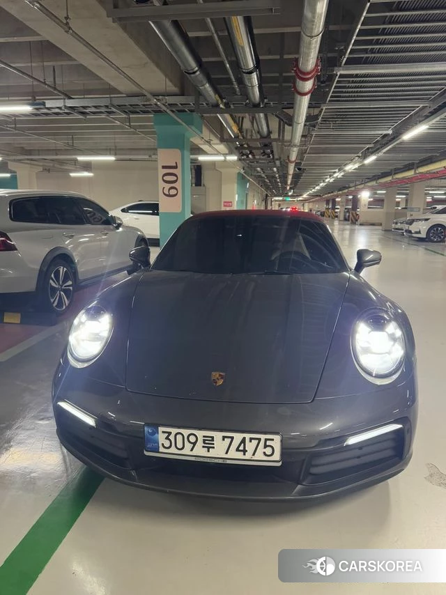 Porsche 911(992) 2022 Серый из Кореи, фото 2