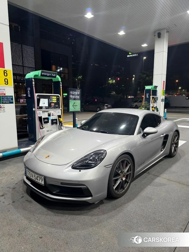 Porsche 718 Cayman 2021 Серебряный из Кореи, фото 3