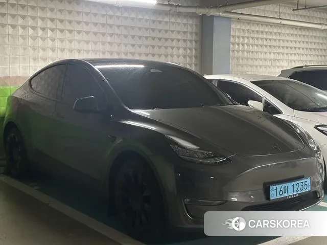 Tesla Model Y 2022 Белый из Кореи, фото 2