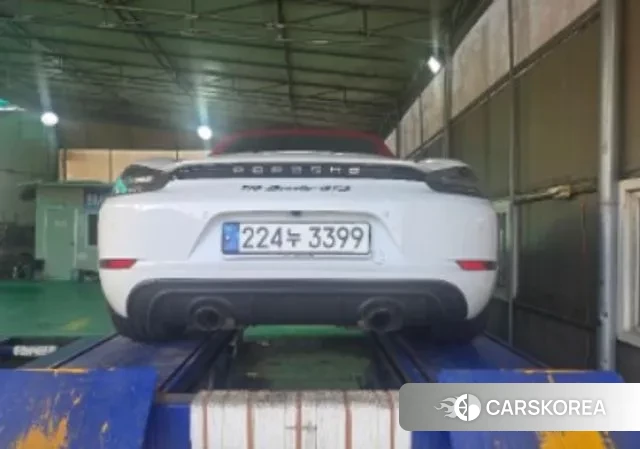 Porsche 718 Boxster 2021 Белый из Кореи, фото 2