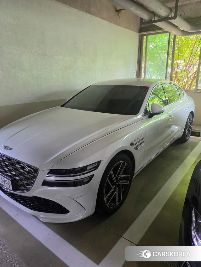 Genesis G80 (RG3) 2024 Жемчужный цвет из Кореи, фото 2