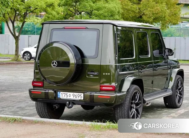 Mercedes-Benz G-Class W463b 2021 Темно-зеленый из Кореи, фото 2