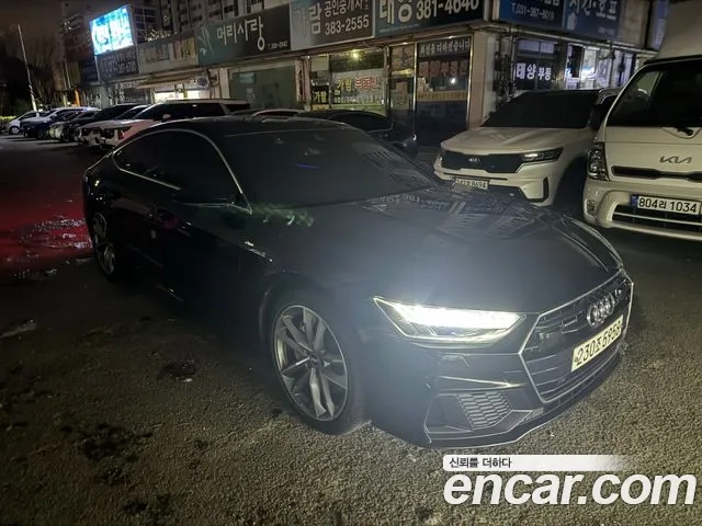 Audi A7 (4K) 2020 Черный из Кореи, фото 2