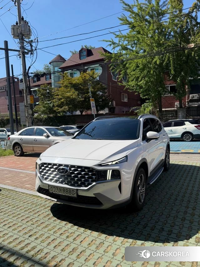 Hyundai The New Santa Fe 2020 Белый из Кореи, фото 2