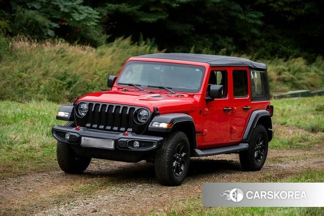 Jeep Wrangler (JL) 2020 Красный из Кореи, фото 2