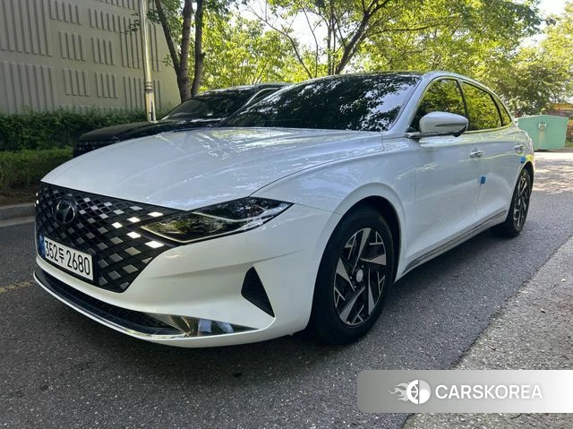 Hyundai The New Grandeur IG Hybrid 2022 Белый из Кореи, фото 2