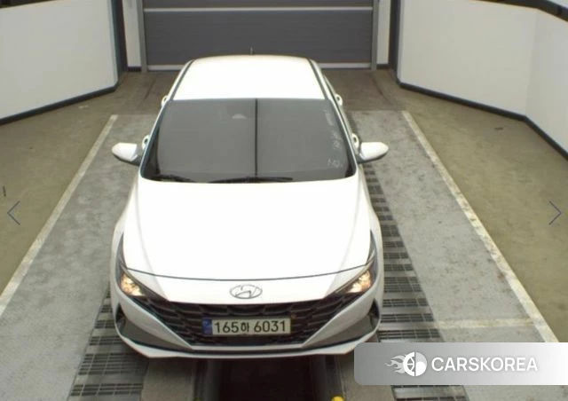 Hyundai Avante Hybrid (CN7) 2021 Белый из Кореи, фото 2