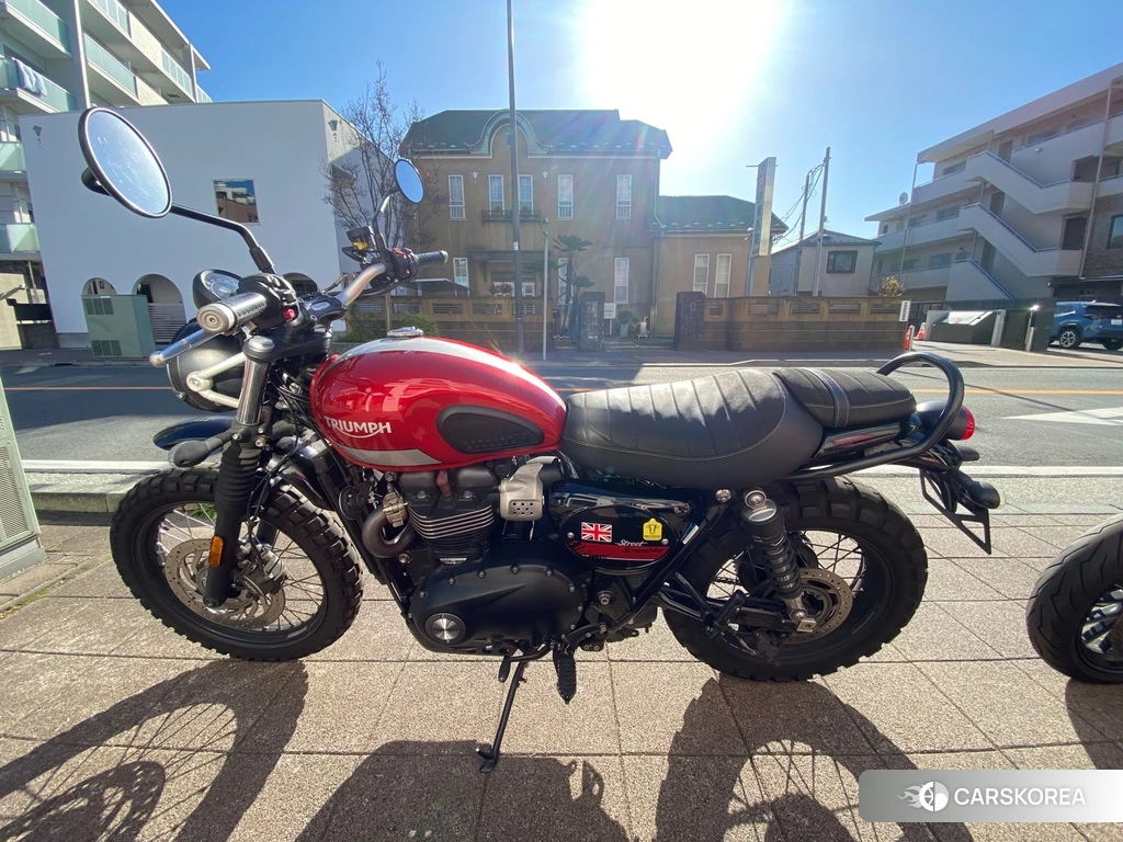 Проданный Triumph STREET SCRAMBLER 2017 из Японии, фото 2