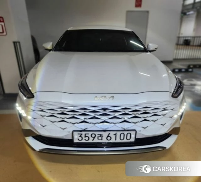 Kia K8 Hybrid 2021 Белый из Кореи, фото 2
