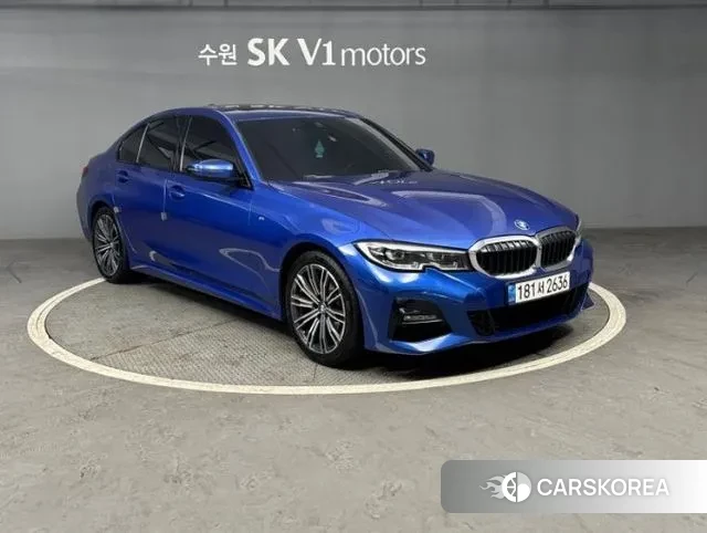BMW 3 Series (G20) 2020 Синий из Кореи, фото 2