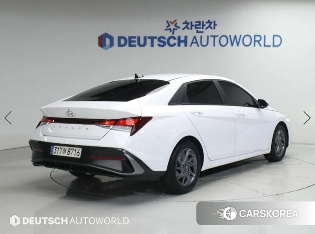 Hyundai The New Avante (CN7) 2023 Белый из Кореи, фото 5