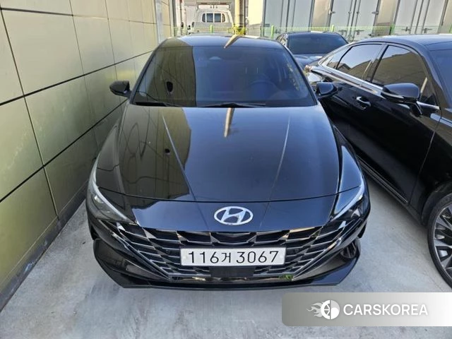 Hyundai Avante (CN7) 2020 Черный из Кореи, фото 2