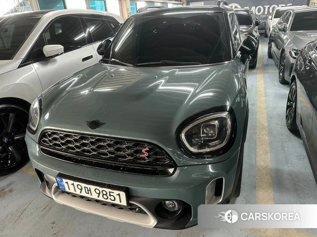 Mini Cooper S Countryman 2022 Небесно-голубой из Кореи, фото 2