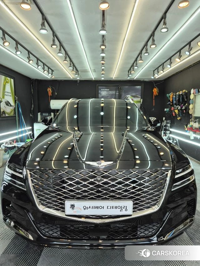 Genesis GV80 2021 Черный из Кореи, фото 2