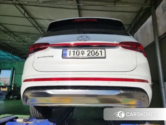 Hyundai The New Santa Fe 2023 Белый из Кореи, фото 2