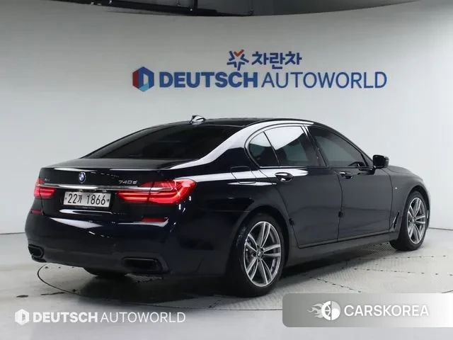 BMW 7 Series (G11) 2018 Синий из Кореи, фото 4