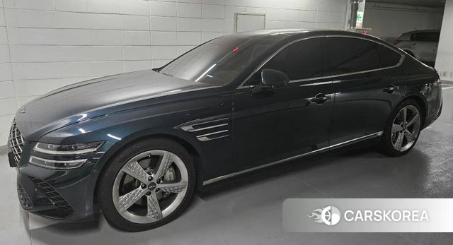 Genesis G80 (RG3) 2022 Синий из Кореи, фото 2