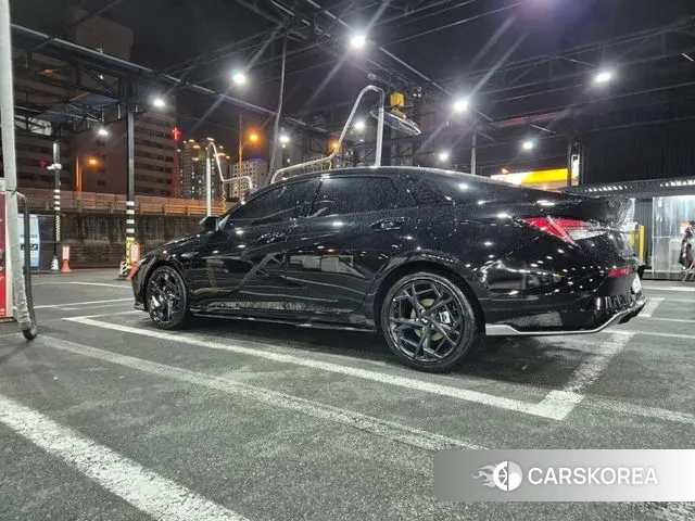 Hyundai The New Avante (CN7) 2024 Черный из Кореи, фото 3