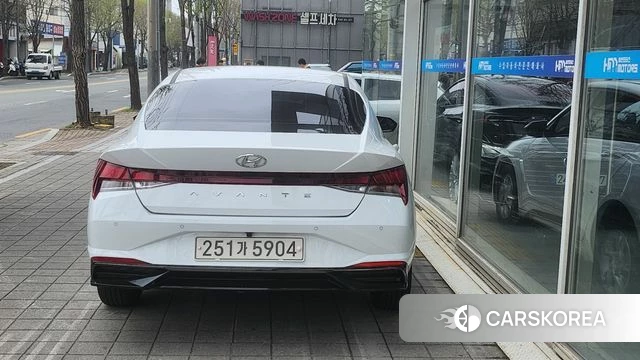 Hyundai Avante (CN7) 2021 Белый из Кореи, фото 5