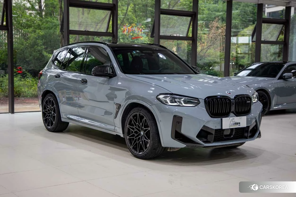 BMW X3 M 2021 Серебристо-серый из Китая, фото 2