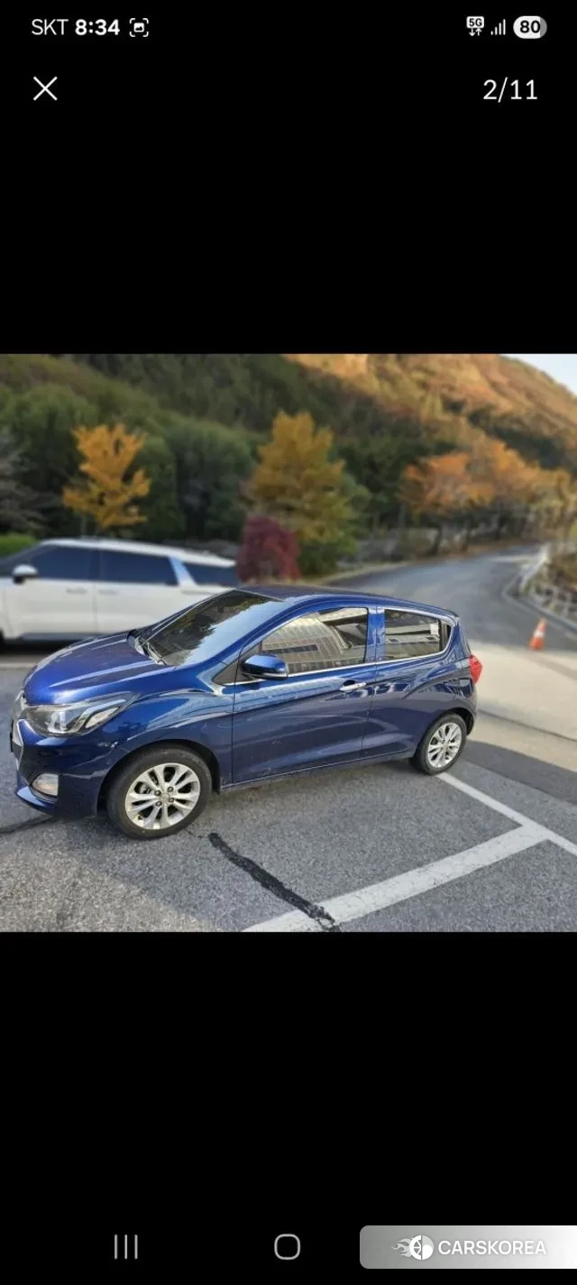 Chevrolet (GM Daewoo) The New Spark 2022 Синий из Кореи, фото 2