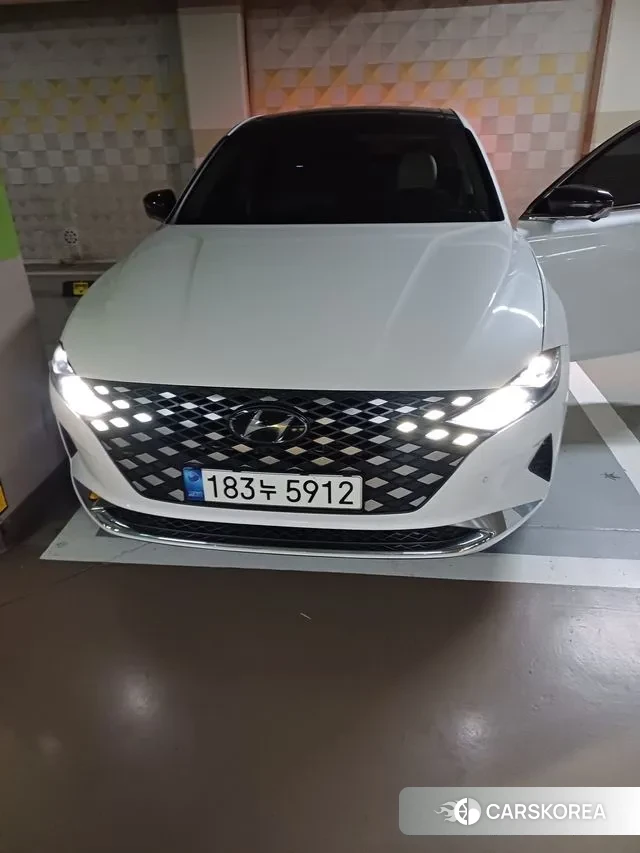 Hyundai The New Grandeur IG 2021 Белый из Кореи, фото 4